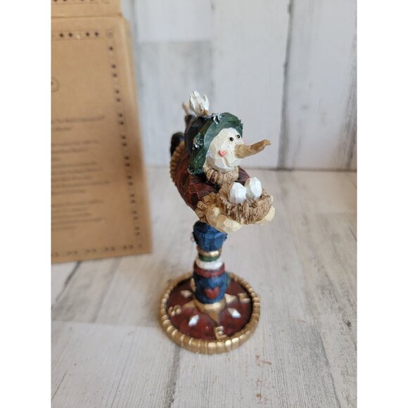 Boyd carvers we are all dependent on one another all of us on Earth snowman figu - Picture 3 of 7